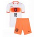 Holandsko Donyell Malen #18 Vonkajší Detský futbalový dres MS 2026 Krátky Rukáv (+ trenírky)